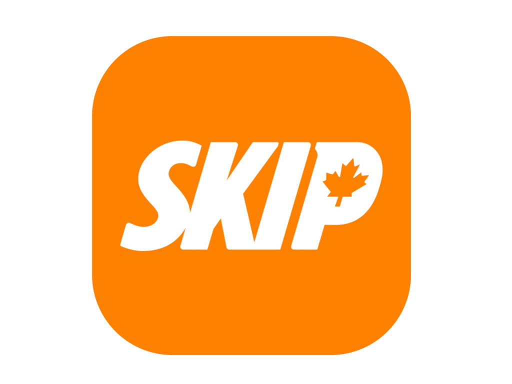 Skip the Dishes logo — PACINI delivery via Skip